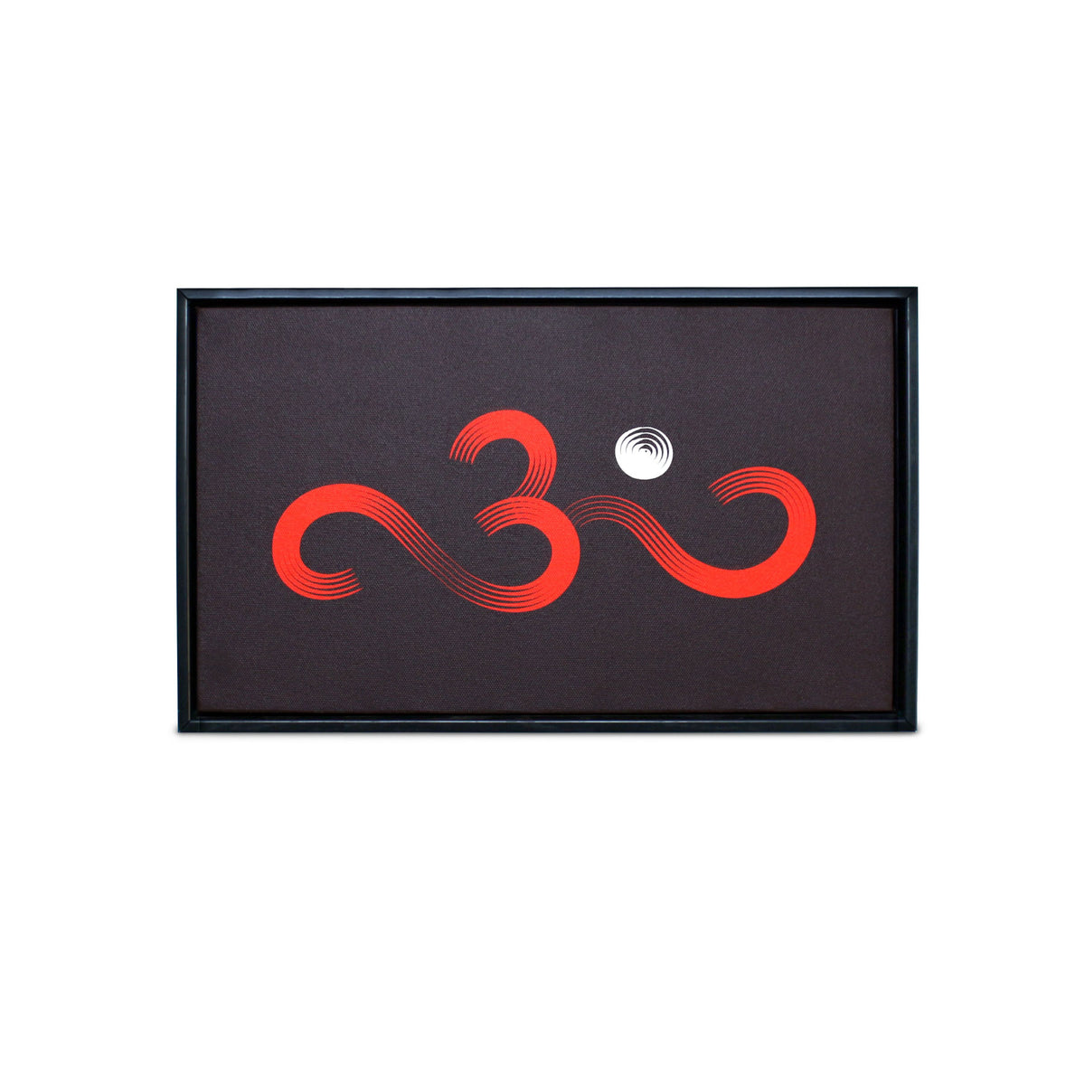 OM (Aum) Symbol Wall Art - Dry Brush Strokes
