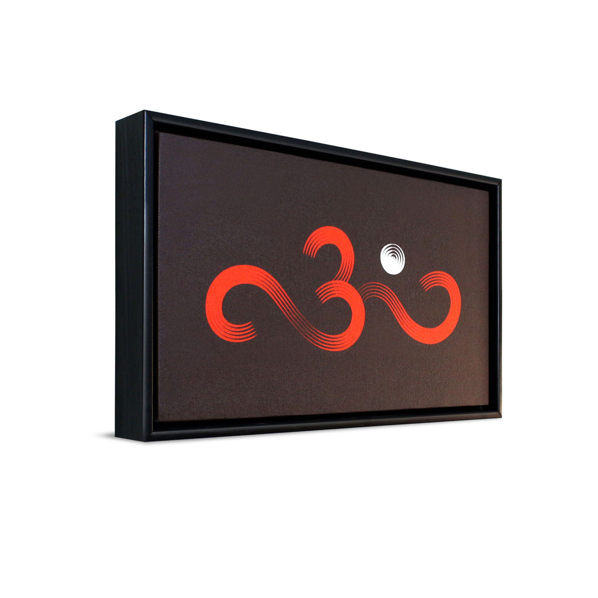 OM (Aum) Symbol Wall Art - Dry Brush Strokes